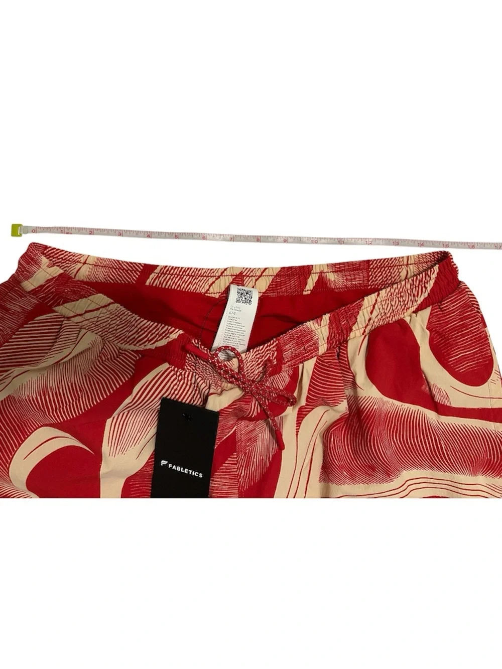 Fabletics The Swim Trunk 7in | Red | L 🆕